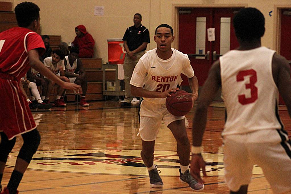 The Renton boys continued its winning ways Friday beating Tyee 82-42. The Indians are both undefeated in league play and at home. (Leah Abraham | Renton Reporter)