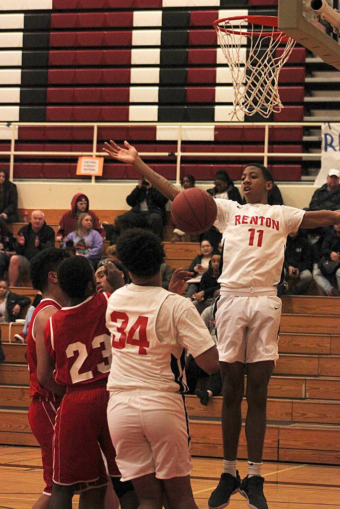The Renton boys continued its winning ways Friday beating Tyee 82-42. The Indians are both undefeated in league play and at home. (Leah Abraham | Renton Reporter)