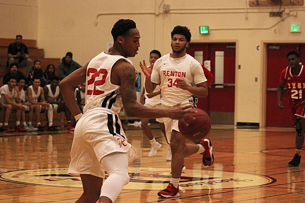 The Renton boys continued its winning ways Friday beating Tyee 82-42. The Indians are both undefeated in league play and at home. (Leah Abraham | Renton Reporter)