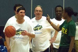 Athletes get a Stormy lesson from the pros