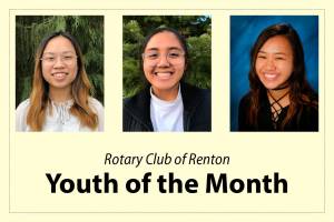 Renton Rotary selects Youth of the Month for April