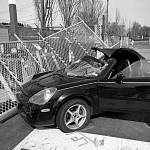 Renton Police Department                                 A man crashed into a gate at Boeings Renton plant.