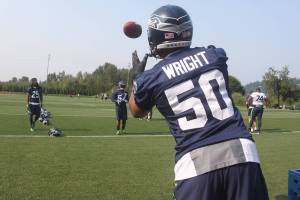 File photo from last years Seahawks training camp at the Virginia Mason Athletic Center. Photo by Kayse Angel