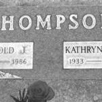 KATHRYN ANN AND HAROLD JAMES THOMPSON