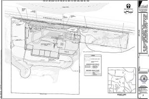 Lakesides site plan for the proposed asphalt plant. Submitted photo from Lakeside Industries.