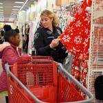 Photos: shop with a cop at Target