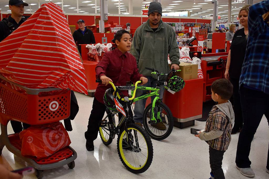 Photos: shop with a cop at Target