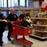 Photos: shop with a cop at Target