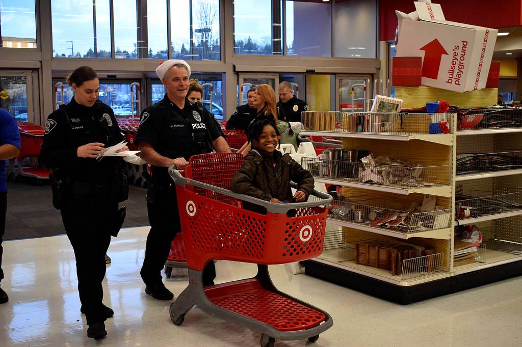 Photos: shop with a cop at Target