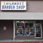 Photo by Haley Ausbun.                                The Hilands Barber Shop just a couple days before closure.