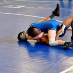 Will Sirbu earns a fall in his 106 pound title match. Courtesy photo