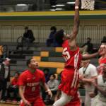 Junior guard Terrance Meneese goes for the lay in. Photo by Kayse Angel