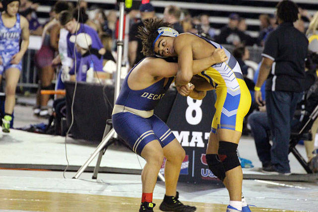 Hazen wrestlers at the Mat Classic. Photos by Vicki Maddy
