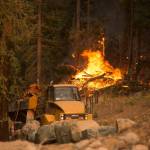 The 2015 Wolverine Fire in the Okanogan-Wenatchee National Forest near Lake Chelan. Photo courtesy of Washington Department of Natural Resources/Kari Greer