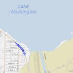 Screenshot of the land restriction alert from King County Road Services.