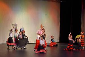 Photos by Haley Ausbun                                Semilla Flamenca in Redmond had their spring recital Friday, April 26 at the Carco Theatre in Renton. Nearly 60 flamenco dancers, from 2 year olds to adults, were able to show off their skills in ten performances, concluding with a group dance of the Macarena. All proceeds for the recital went to a 6-year-old dancer who has been fighting leukemia for three years and is now in remission with monthly check-ups, flamenco teacher Paulina Chalita-White said.