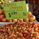 Photo by Haley Ausbun. Renton Farmers Market opened for the 2019 season Tuesday, June 4 at Piazza Park. This year the market expands with a larger food truck section across Logan Avenue South, which is now closed during the market to create easy access between the food court and other vendors.