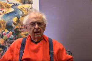 Courtesy city of Renton                                Doug Kyes, in a recent interview with the city, talks about his work as the Renton River Days artist, for an upcoming documentary.