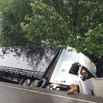 A crash between a semi truck and another vehicle occurred around 4:45 a.m. on July 16 on State Route 202. Photo courtesy of Rick Johnson/Washington State Patrol