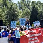 Local nurses cry ‘patients before profit’