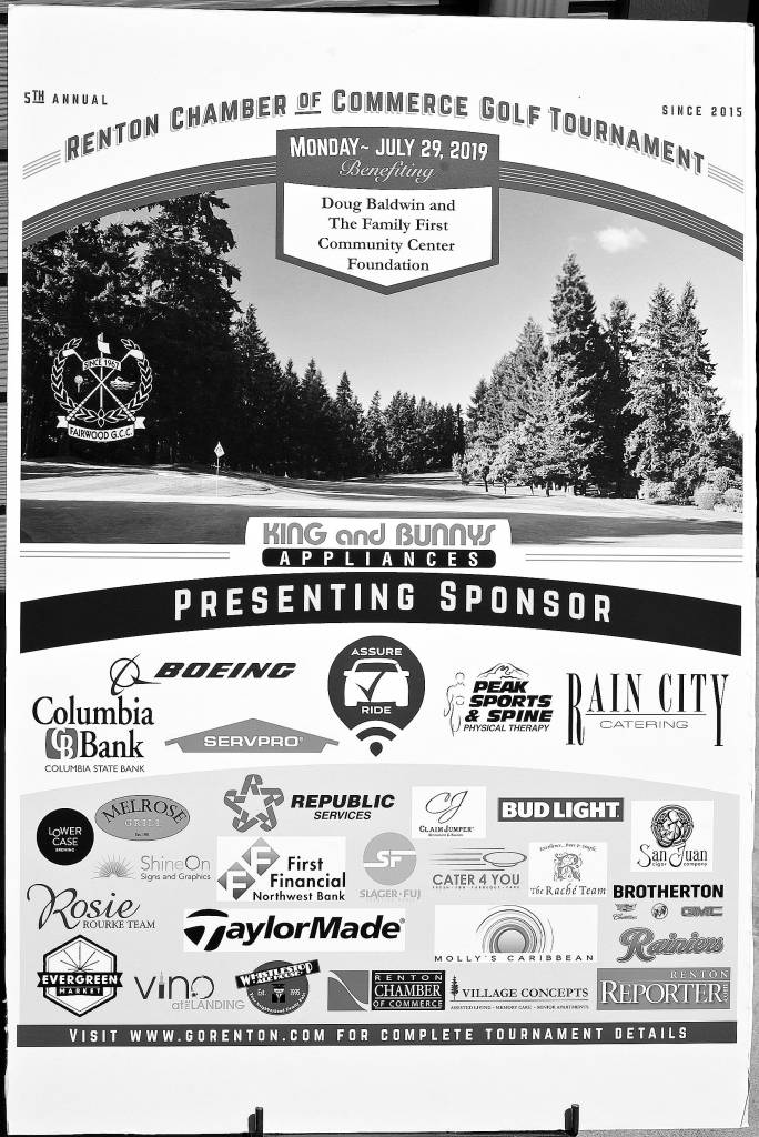 Photo courtesy of Gary Palmer. The 2019 Renton Chamber of Commerce Golf Tournament.