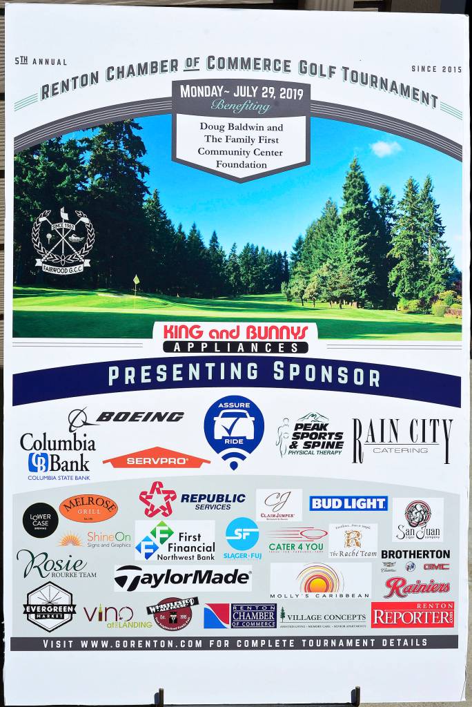 Photo courtesy of Gary Palmer. The 2019 Renton Chamber of Commerce Golf Tournament.