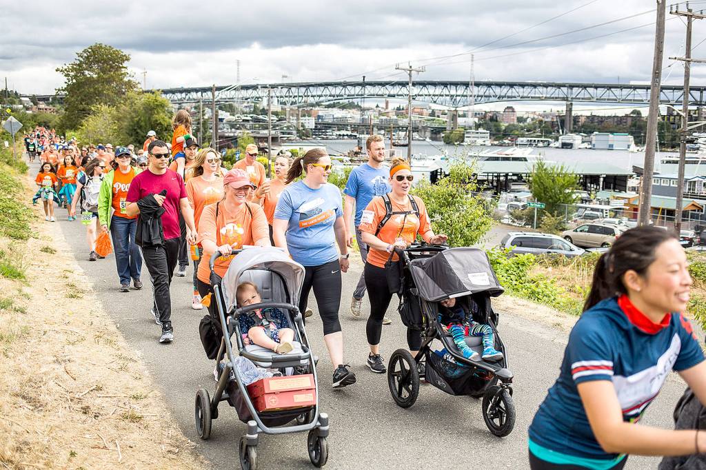Hundreds of King County families walk during the 2018 Obliteride 5K. Photo courtesy of Fred Hutch Obliteride.                                 Hundreds of King County families walk during the 2018 Obliteride 5K. Photo courtesy of Fred Hutch Obliteride.                                 Hundreds of King County families walk during the 2018 Obliteride 5K. Photo courtesy of Fred Hutch Obliteride.                                 Hundreds of King County families walk during the 2018 Obliteride 5K. Photo courtesy of Fred Hutch Obliteride.