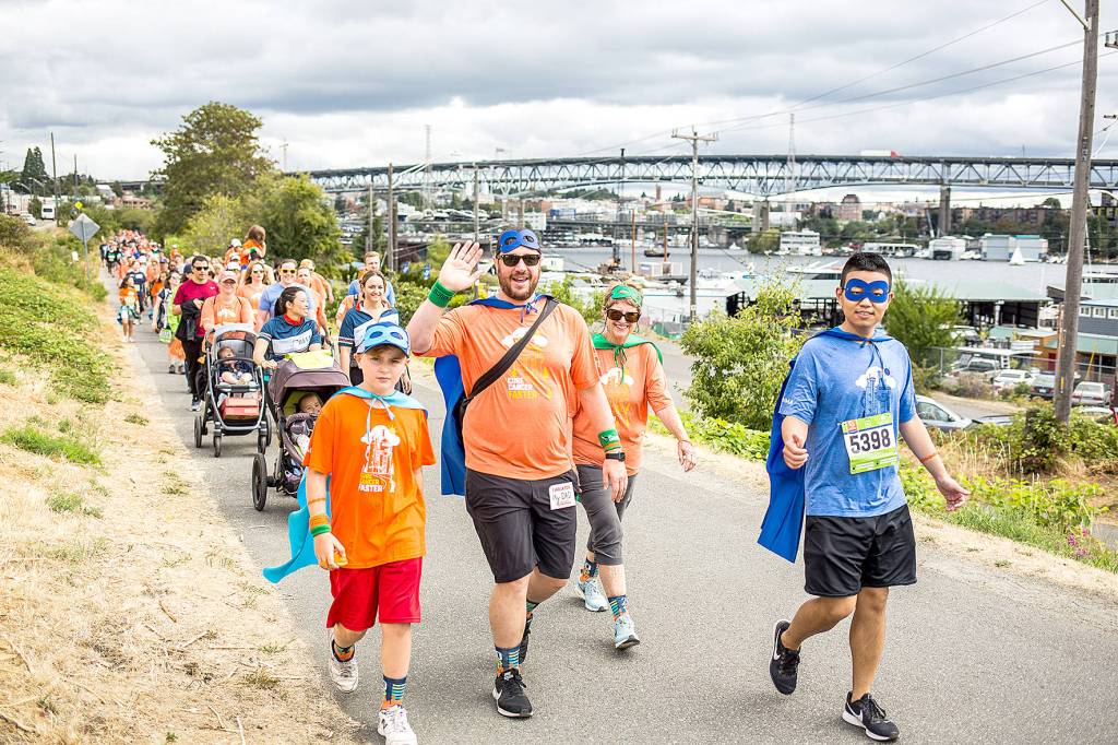 Hundreds of King County families walk during the 2018 Obliteride 5K. Photo courtesy of Fred Hutch Obliteride.                                 Hundreds of King County families walk during the 2018 Obliteride 5K. Photo courtesy of Fred Hutch Obliteride.                                 Hundreds of King County families walk during the 2018 Obliteride 5K. Photo courtesy of Fred Hutch Obliteride.                                 Hundreds of King County families walk during the 2018 Obliteride 5K. Photo courtesy of Fred Hutch Obliteride.
