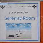 Sartori Elementary School has a new Serenity Room thanks to a $500 mini-grant from Kaiser Permanente meant to create solutions for educator stress. Photo by Haley Ausbun.