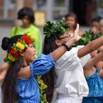 Halau Hula Ka Lei Mokihana I Ka Ua Noe perform at the 10th annual Uwajimaya Renton Polynesian Festival, Saturday Aug. 17. Photo by Haley Ausbun.