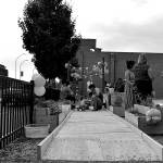 A new, temporary Pop-up Park gave Renton residents visiting the local farmers market a place to rest, or play, for a short-time.                                Photo by Haley Ausbun.