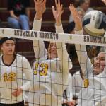 Enumclaw beats Hazen volleyball 3-1