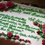 Photo by Haley Ausbun. The celebration of Garth Smiths final sermon at Springbrook Church of Christ, Sunday, Oct. 13 included a lunch event.