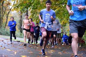 The 100th parkrun on Oct. 19 was just a prelude to the parkrun birthday festivities planned for Nov. 16. (Photo courtesy of Renton parkrun)