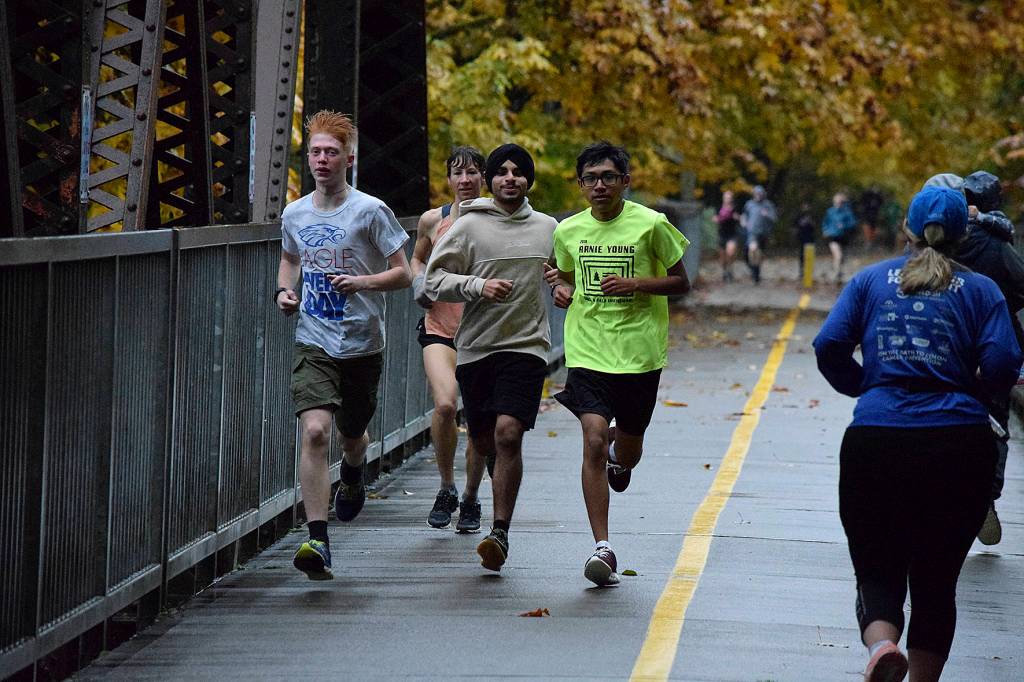 The 100th parkrun on Oct. 19 was just a prelude to the parkrun birthday festivities planned for Nov. 16. (Photo courtesy of Renton parkrun)