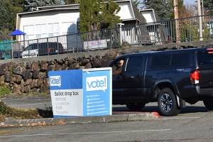 Photo by Haley Ausbun. Election Day in Renton, Nov. 5 2019.