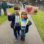 Turtles tagged with swastikas prompt rally against hate in Renton