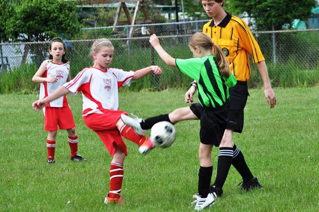 Courtesy of Lynn Gerking. Rae Gerking and Nikayla Copenhaver have been friends since playing soccer against each other at six years old. Now they will play together and be roommates at University of Wyoming.