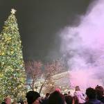 Holiday lights glow in Renton