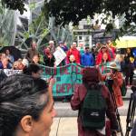 Demonstrators from La Resistencia protest Amazons involvement with ICE. Photo courtesy of La Resistencia