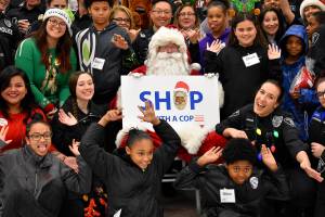 On Saturday, Dec. 14, 15 students were paired with Renton Police Department officers who volunteered their mornings to each kids family wish list at 2019 Shop with a Cop.
