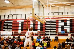 Courtesy of Rashaad Powell. Renton High School Senior and Boys Basketball player Keandre Young.