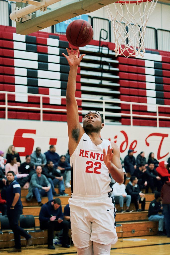 Courtesy of Rashaad Powell. Renton High School Senior and Boys Basketball player Jamal Jamerson.