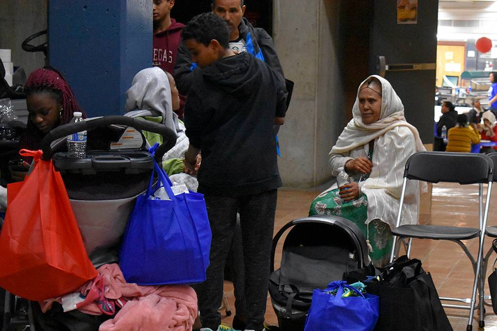 Photo by Haley Ausbun. The United Way Family Resource Exchange event on Martin Luther King Jr. Day, Jan. 20 at Lindbergh High School.