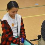 Photo by Haley Ausbun. Students at Highlands Elementary School saw STEM in a new, fun way with the Pacific Science Center Science on Wheels visit. During the visit, Amazon representatives announced a $2 million donation to two nonprofits.