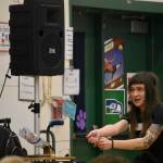 Photo by Haley Ausbun. Students at Highlands Elementary School saw STEM in a new, fun way with the Pacific Science Center Science on Wheels visit. During the visit, Amazon representatives announced a $2 million donation to two nonprofits.