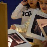 Photo by Haley Ausbun. Students at Highlands Elementary School saw STEM in a new, fun way with the Pacific Science Center Science on Wheels visit. During the visit, Amazon representatives announced a $2 million donation to two nonprofits.