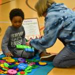 Photo by Haley Ausbun. Students at Highlands Elementary School saw STEM in a new, fun way with the Pacific Science Center Science on Wheels visit. During the visit, Amazon representatives announced a $2 million donation to two nonprofits.