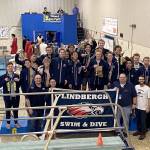 The Lindbergh boys swim team took home the 2A SPSL championship title on Feb. 8, 2020.                                 Photo courtesy of Kayoka Bushaw.