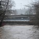 Photo by Haley Ausbun. The Cedar River was high was several streets in and near Renton faced closures due to flooding, Thursday, Feb. 6.
